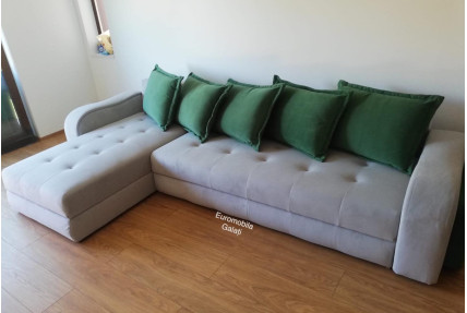 Monza canapea 3 locuri cu insula